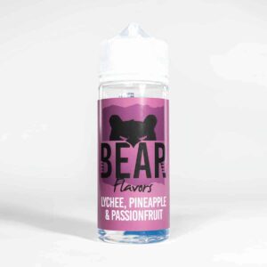 LYCHEE PINEAPPLE & PASSIONFRUIT (FRUITS) 100ML E LIQUID BEAR FLAVORS