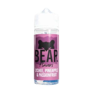 LYCHEE PINEAPPLE & PASSIONFRUIT FRUITS 100ML E LIQUID BEAR FLAVORS