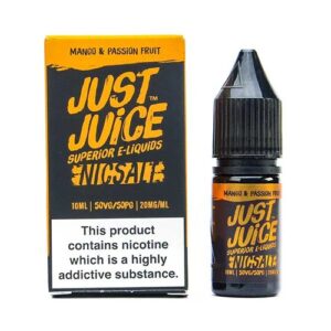 MANGO & PASSION FRUIT 10ML NIC SALT JUST JUICE