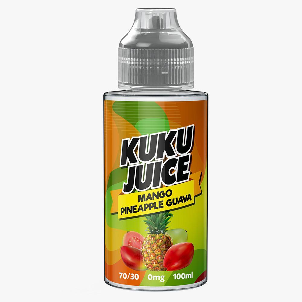 Buy MANGO PINEAPPLE GUAVA 100ML E LIQUID KUKU JUICE ECig Clouds
