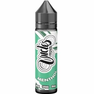 MENTHOL 50ML E LIQUID 50/50 UNCLES