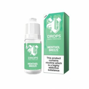 MENTHOL BREEZE 6 X 10ML E-LIQUID BY V DROPS