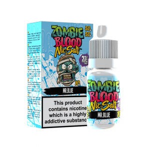 MR BLUE NIC SALT 10ML BY ZOMBIE BLOOD