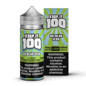 OG BLUE ICED 100ML E-LIQUID KEEP IT 100