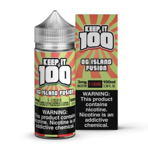 OG ISLAND FUSION 100ML E-LIQUID KEEP IT 100