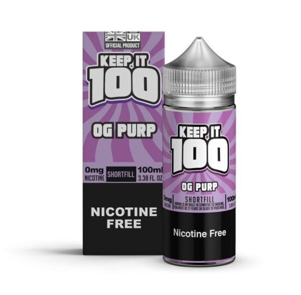 OG PURP 100ML E-LIQUID KEEP IT 100