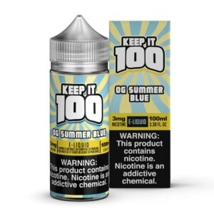 OG SUMMER BLUE 100ML E-LIQUID KEEP IT 100