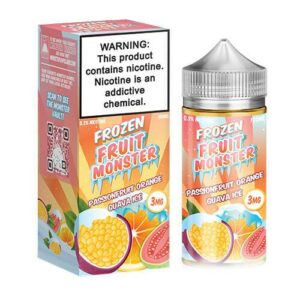 PASSIONFRUIT ORANGE GUAVA ICE E-LIQUID 100ML FROZEN FRUIT MONSTER