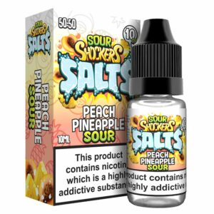 PEACH PINEAPPLE SOUR 10ML NIC SALT SOUR SHOCKERS