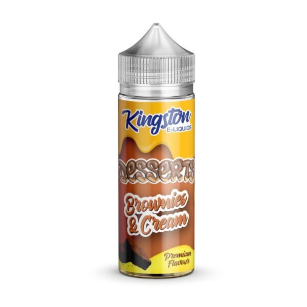 BROWNIES & CREAM DESSERTS E-LIQUID 100ML BY KINGSTON