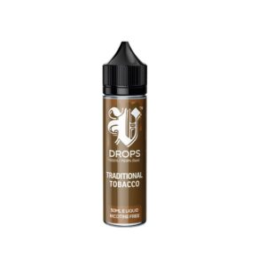 TRADITIONAL TOBACCO 50ML E LIQUID V DROPS