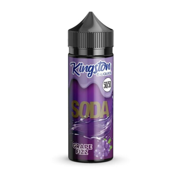 GRAPE FIZZ SODA 100ML E-LIQUID 50/50 BY KINGSTON