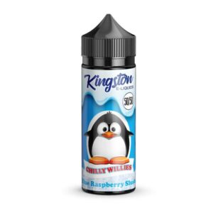 BLUE RASPBERRY SLUSH CHILLY WILLIES 100ML E-LIQUID 50/50 KINGSTON