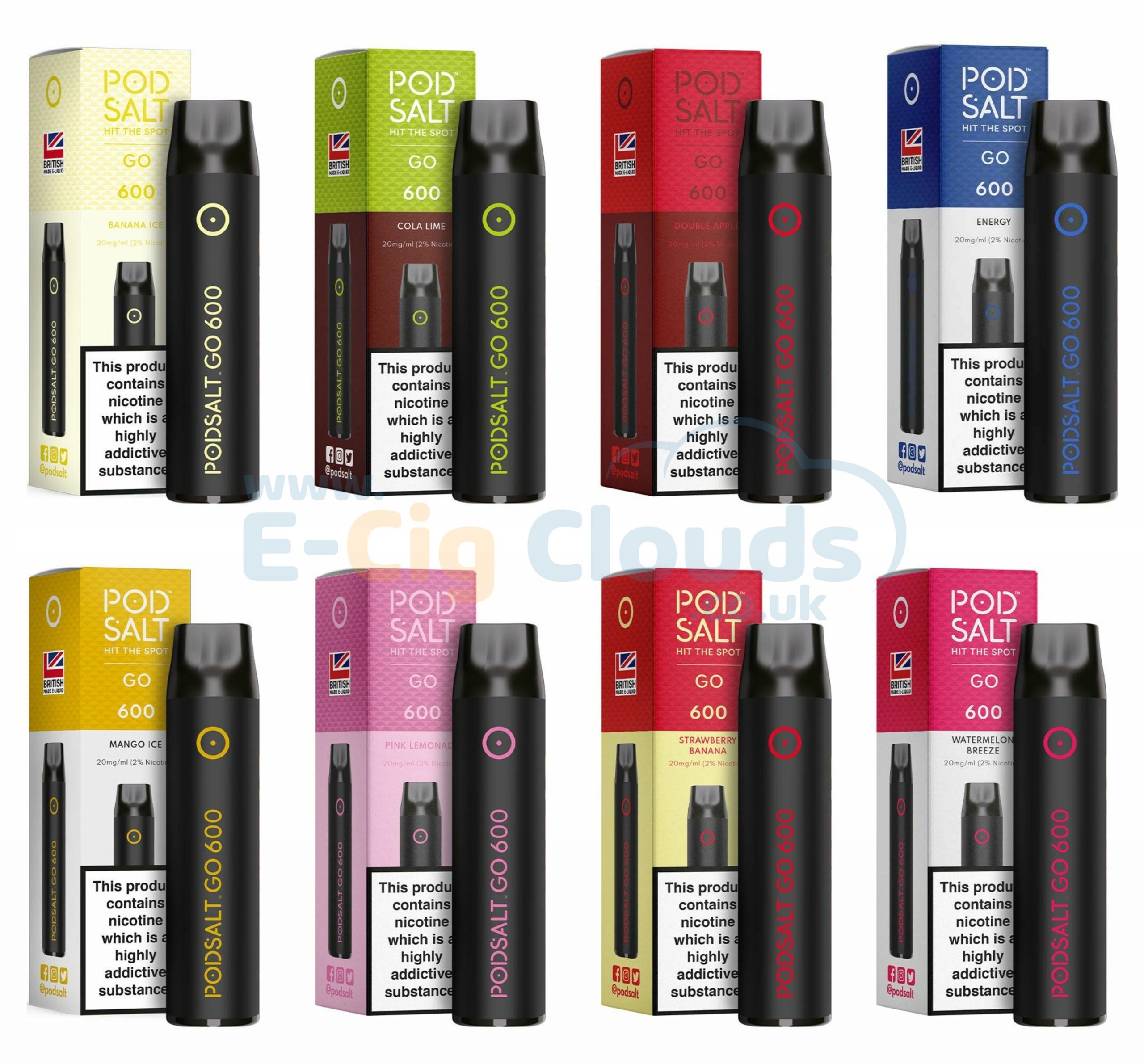 Pod Salt Banana Ice 600 Puffs 2%