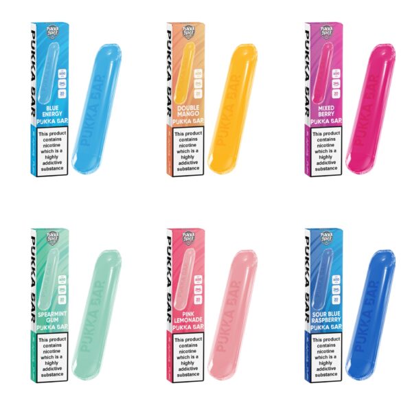 PUKKA BAR DISPOSABLE VAPE KIT PUKKA JUICE 20MG