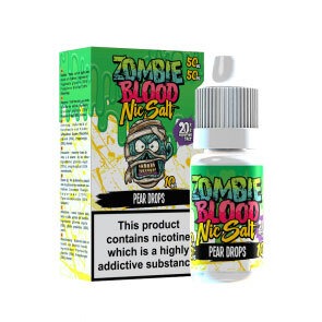 PEAR DROPS NIC SALT 10ML BY ZOMBIE BLOOD