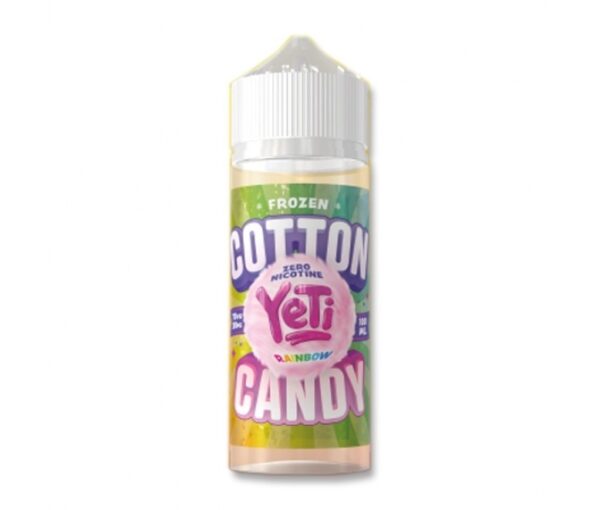 RAINBOW (FROZEN COTTON CANDY)) 100ML E LIQUID BY YETI