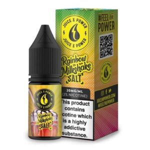 RAINBOW MILKSHAKE NIC SALT 10ML  JUICE N POWER