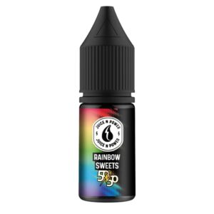 RAINBOW SWEETS NIC SALT 10ML JUICE N POWER PACK OF 10