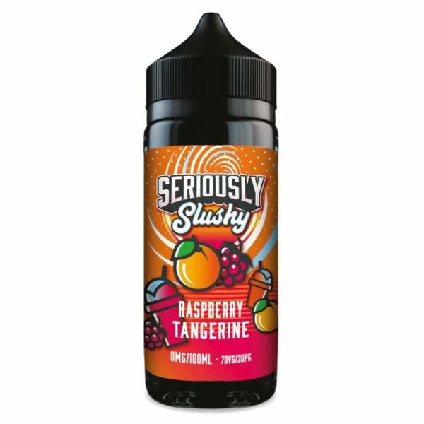 RASPBERRY TANGERINE 100ML E LIQUID SERIOUSLY SLUSHY BY DOOZY