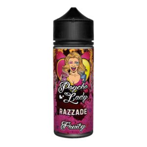 RAZZADE FRUITY 100ML E LIQUID PSYCHO LADY