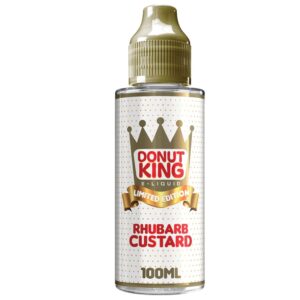 RHUBARB CUSTARD 100ML E LIQUID DONUT KING