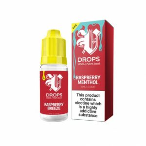 RASPBERRY BREEZE 6 X 10ML E-LIQUID BY V DROPS