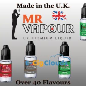 MR VAPOUR E LIQUID 20 X 10ML = 200ML ALL STRENGTHS