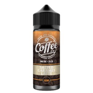 SALTED CARAMEL LATTE 100ML E LIQUID COFFEE CO