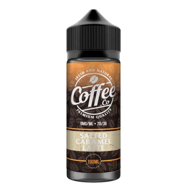 SALTED CARAMEL LATTE 100ML E LIQUID COFFEE CO
