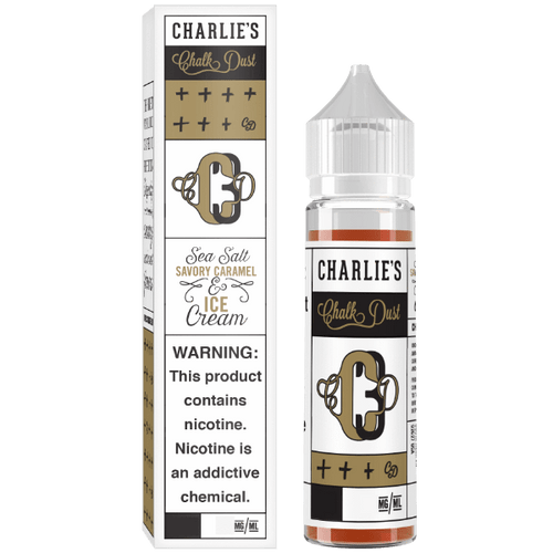 SAVORY CARAMEL & ICE CREAM 50ML E LIQUID CHARLIES CHALK DUST UK Vape