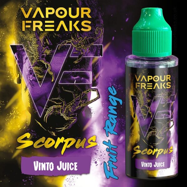 SCORPUS 100ML E LIQUID VAPOUR FREAKS