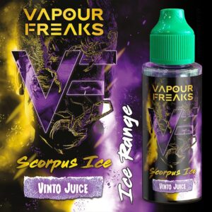 SCORPUS ICE 100ML E LIQUID VAPOUR FREAKS