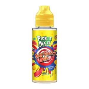 SOUR CHERRY BALLS 100ML E LIQUID PICK IT MIX IT