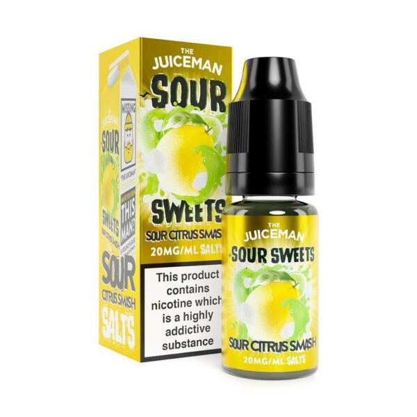 SOUR CITRUS SMASH 10ML NIC SALT THE JUICEMAN