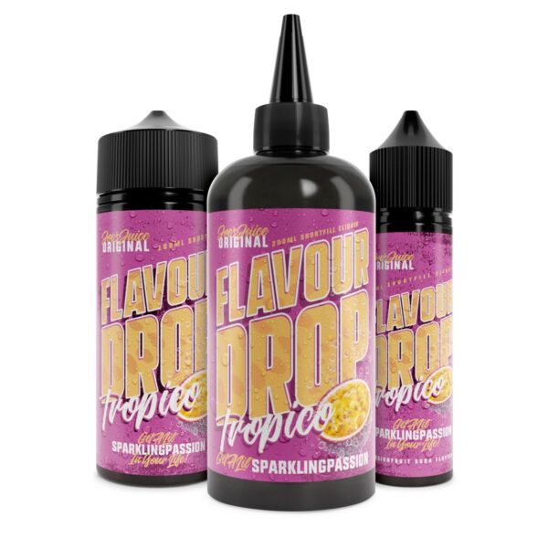 SPARKLING PASSION (FLAVOUR DROP TROPICO) E LIQUID BY JOES JUICE