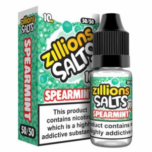 SPEARMINT 10ML NIC SALT ZILLIONS