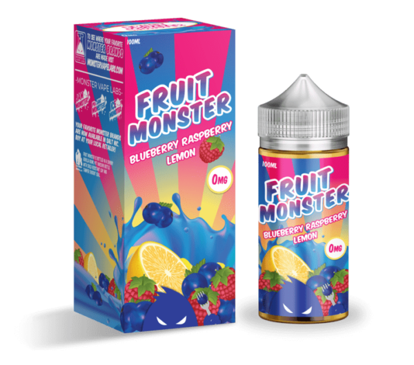 BLUEBERRY RASPBERRY LEMON E-LIQUID 100ML FRUIT MONSTER