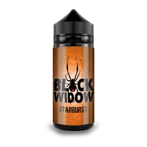 STARBURST 100ML E LIQUID BLACK WIDOW