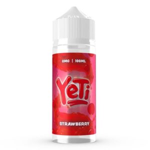 STRAWBERRY (NO ICE) 100ML E LIQUID BY YETI
