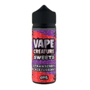 STRAWBERRY BLACKCURRANT SWEETS 100ML E-LIQUID VAPE CREATURE