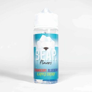 STRAWBERRY BLUEBERRY & APPLE ENERGY (ICE) 100ML E LIQUID BEAR FLAVORS