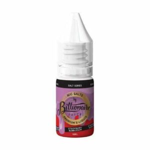 STRAWBERRY BUBBLEGUM 10ML NIC SALT BILLIONAIRE JUICE