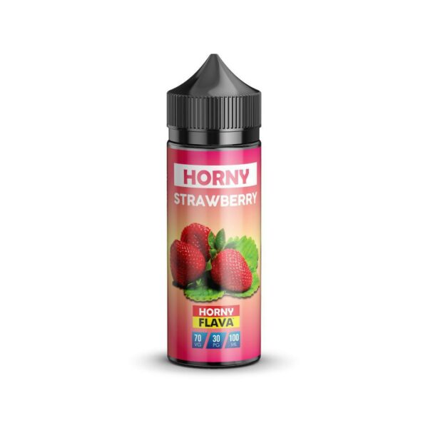 STRAWBERRY E LIQUID 100ML BY HORNY FLAVA