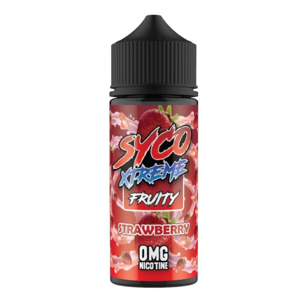 STRAWBERRY FRUITY E LIQUID 100ML SYCO XTREME