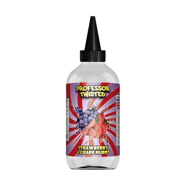 STRAWBERRY & GRAPE NURDS 200ML E LIQUID PROFESSOR TWISTED EXP