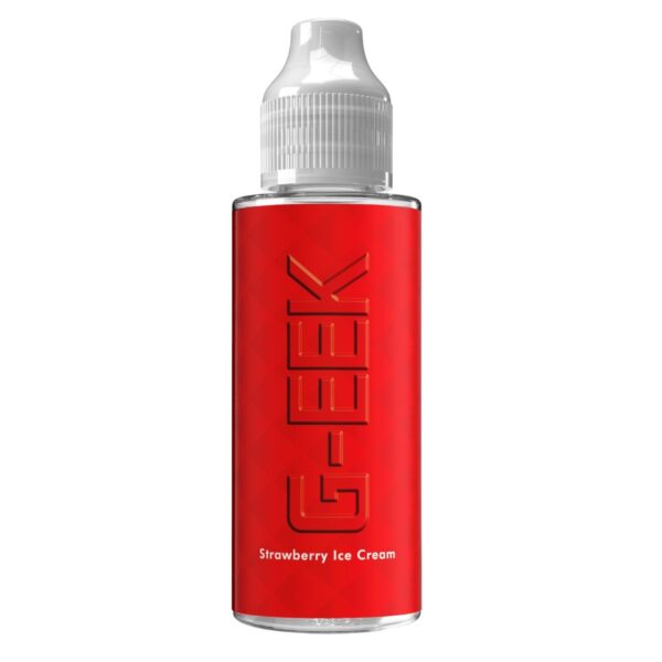 STRAWBERRY ICE CREAM 100ML E LIQUID G-EEK