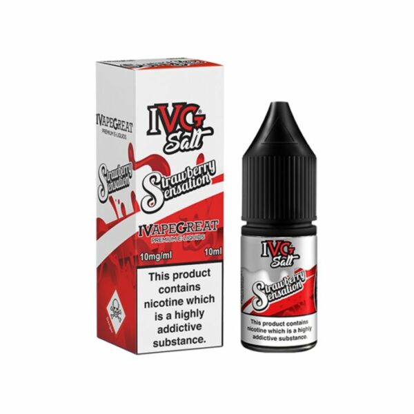 STRAWBERRY SENSATION NIC SALT 10ML BY IVG