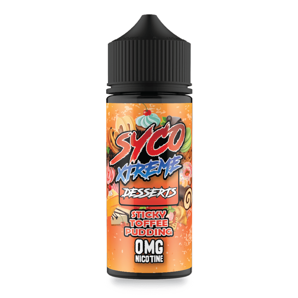 STICKY TOFFEE PUDDING (DESSERTS) E LIQUID 100ML BY SYCO XTREME UK