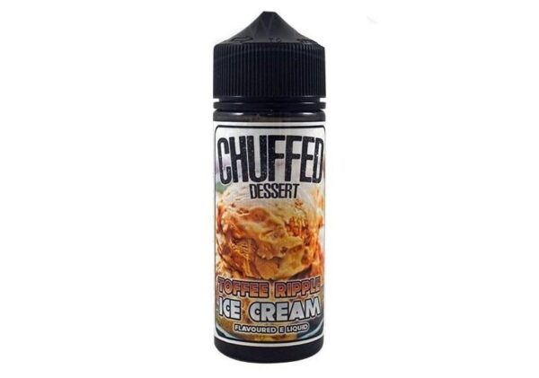 TOFFEE RIPPLE ICE CREAM (DESSERT) 100ML E LIQUID BY CHUFFED